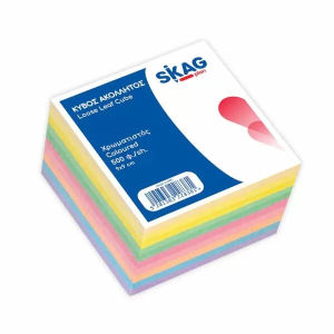 Χαρτάκια Σημειώσεων Σε Κύβο Χρωματιστά 90*90mm (500 Τμχ.)