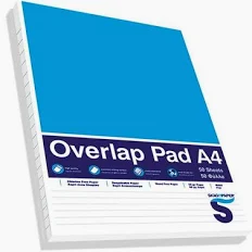 Μπλοκ Σημειώσεων Α4 Με Γραμμές 50 Φύλλων