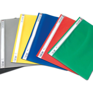 Ντοσιέ Α4 Πλαστικό  Με Έλασμα (Διαφανή Πρόσοψη)