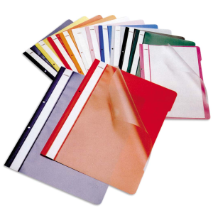 Ντοσιέ Α4  Πλαστικό Με Έλασμα Και Τρύπες Για Ντοσιέ  (Διαφανή Πρόσοψη)