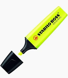 Μαρκαδόρος Υπογραμμίσεως  Kίτρινος